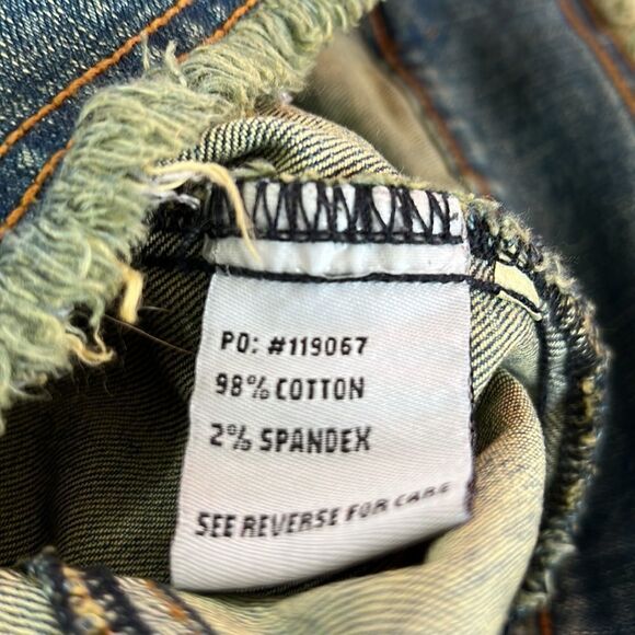 Yonique Embellished Denim Jacket Junior L - Picture 10 of 11